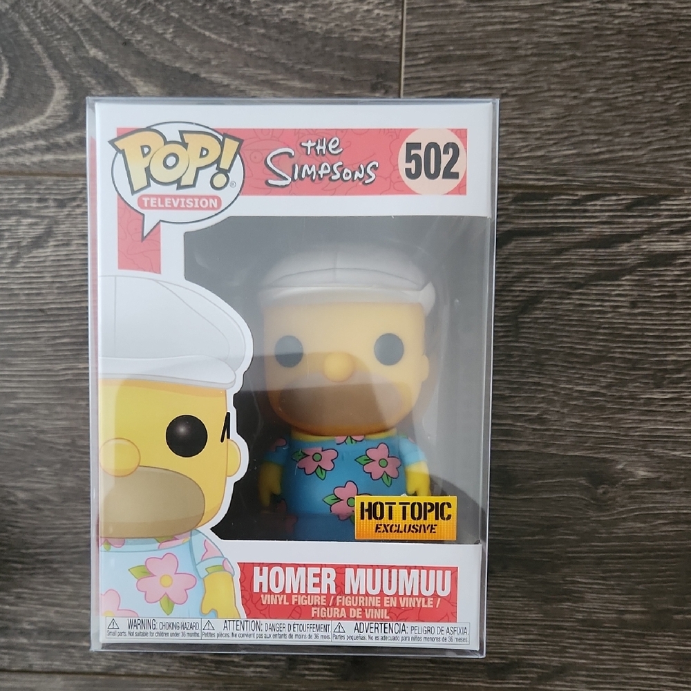 Hot Topic Exclusive Homer In Muumuu Funko Pop #502 - The Simpsons
